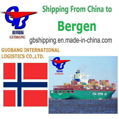 Transport par camion de fournisseurs vers les ports/entrepôts Les meilleurs services de transport maritime de Bergen à Guobang International Logistics Co.