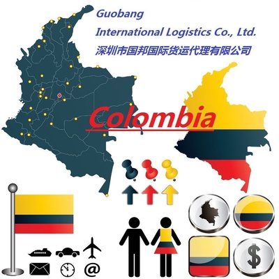 Expédition abordable vers la Colombie Départ Shenzhen/HK//Xiamen/Shanghai/Tianjin par voie aérienne maritime ou par Express Express Service FedEx