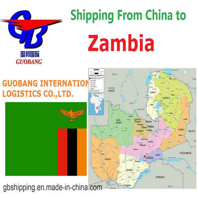 Type d'expédition FCL et LCL Guobang Shipping Afrique Services d'expédition professionnels De à Zambie