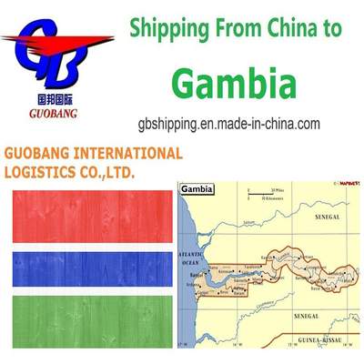 Service unique Meilleurs services d'expédition de et vers la Gambie Guobang International Logistics Co