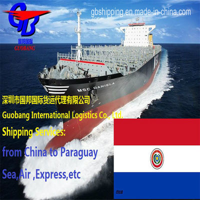 L'expédition vers le Paraguay par service Sea Air Express Express fonctionne bien avec EMS Total Supply 500 EVP/mois