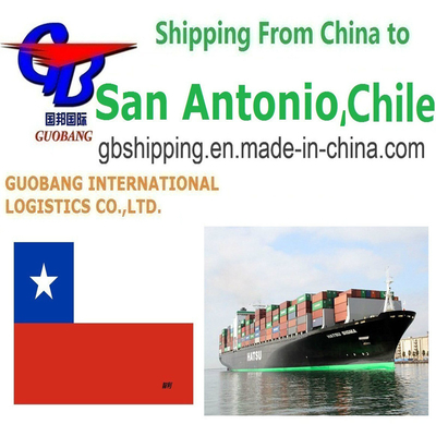 Transport par camion depuis les fournisseurs jusqu'au port/entrepôt Services de transport maritime vers San Antonio avec plan d'assurance complet