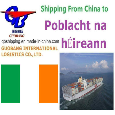 Frais aériens et maritimes abordables LCL FCL Services de transport par courrier de l'Irlande vers l'Irlande pour le fret général Rapide et sécurisé