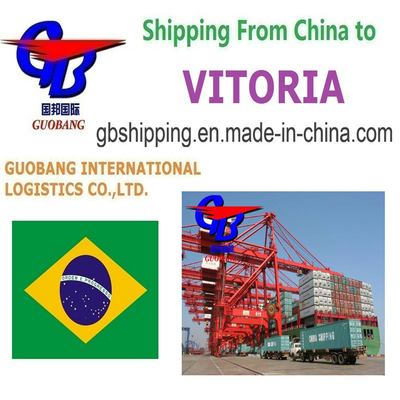 Service d'expédition pratique de à Vitoria Brésil Fret aérien maritime LCL FCL Courrier