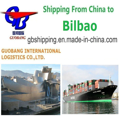 Temps de transit 30-60 jours Guobang Ltd. Services de transport maritime de Bilbao à Bilbao Livraison rapide et sécurisée