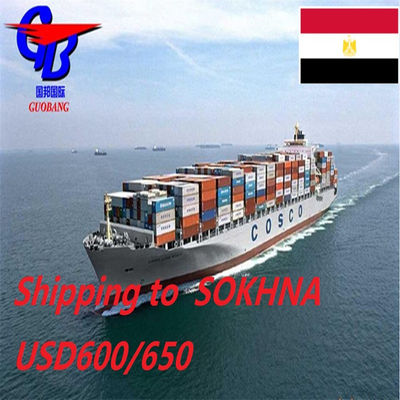 Le fret maritime le plus abordable 67 de Sokhna en Égypte Service spécial Combiner expédition de plusieurs fournisseurs