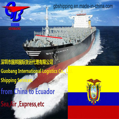 Expédition de et vers l'Équateur par voie maritime. Transport routier : prise en charge des fournisseurs jusqu'au port/entrepôt. Dédouanement.