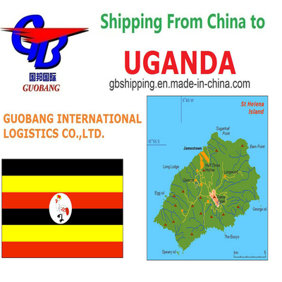 Fret aérien et maritime LCL FCL Courrier vers l'Ouganda, avec enlèvement par camion chez les fournisseurs jusqu'au port/entrepôt