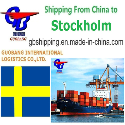 Services d'expédition de fret aérien et maritime de à Stockholm, Suède, Co/Fa/Fe/FF, options supplémentaires et LCL FCL avec coursier