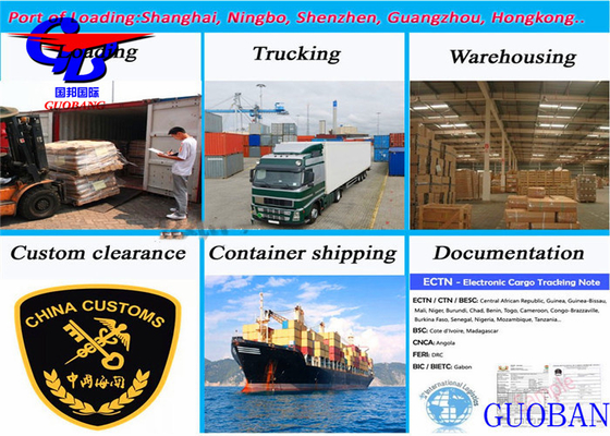 Collect Les services de fret de marchandises de l'Afrique et de la République de Beira Mozambique personnalisation avec le service d'entrepôt