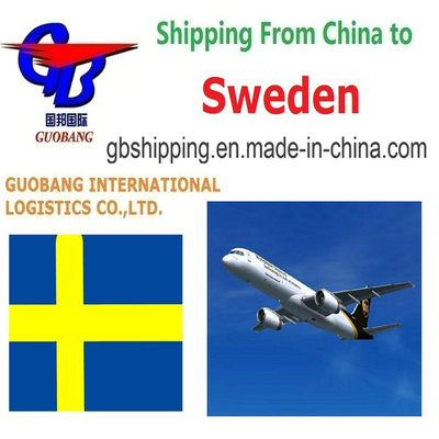 Service d'expédition abordable de à Suède Fret aérien et maritime LCL FCL Courrier compatible EMS
