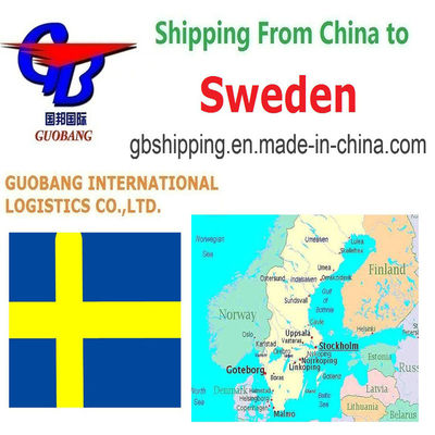 Suède Services maritimes Frais aériens/marins LCL FCL Courrier solution unique Tarifs compétitifs