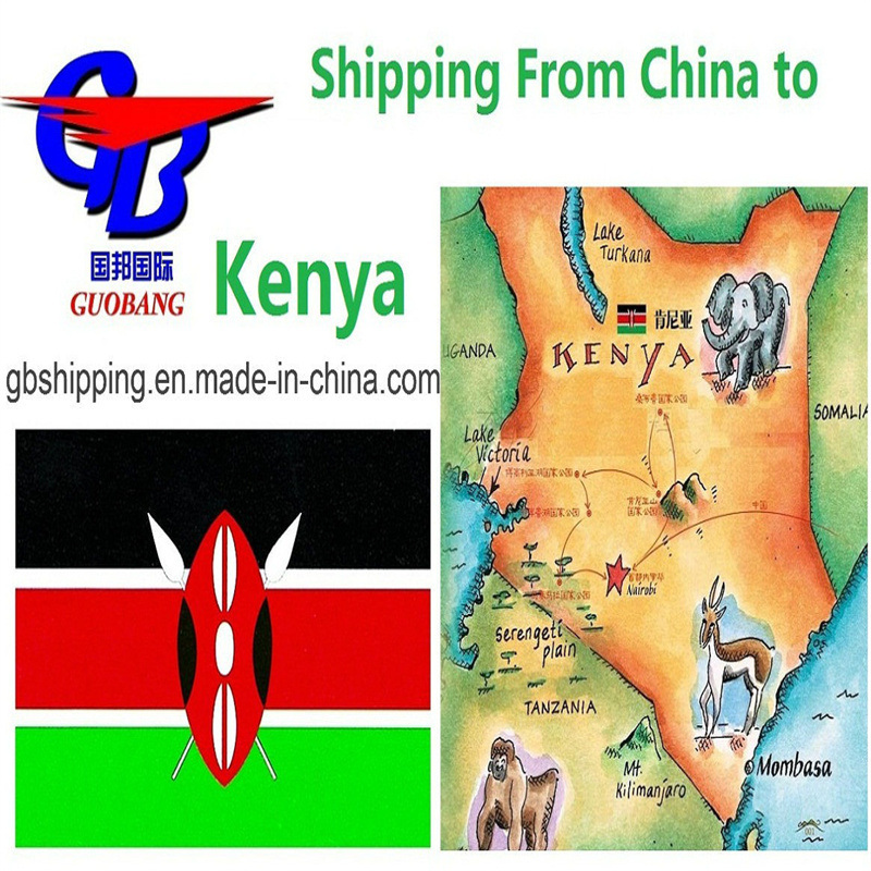 Transport par camion des marchandises des fournisseurs au port/entrepôt et expédition rapide vers le Kenya par avion express avec Guobang Airfreight