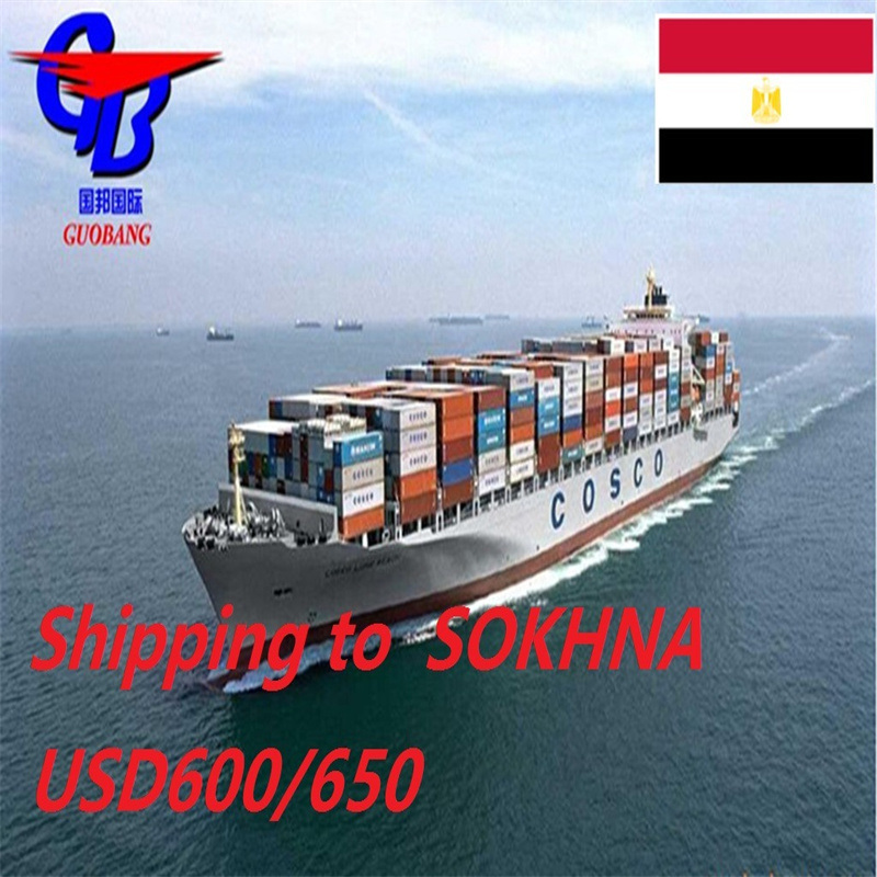 Le fret maritime le plus abordable 67 de Sokhna en Égypte Service spécial Combiner expédition de plusieurs fournisseurs