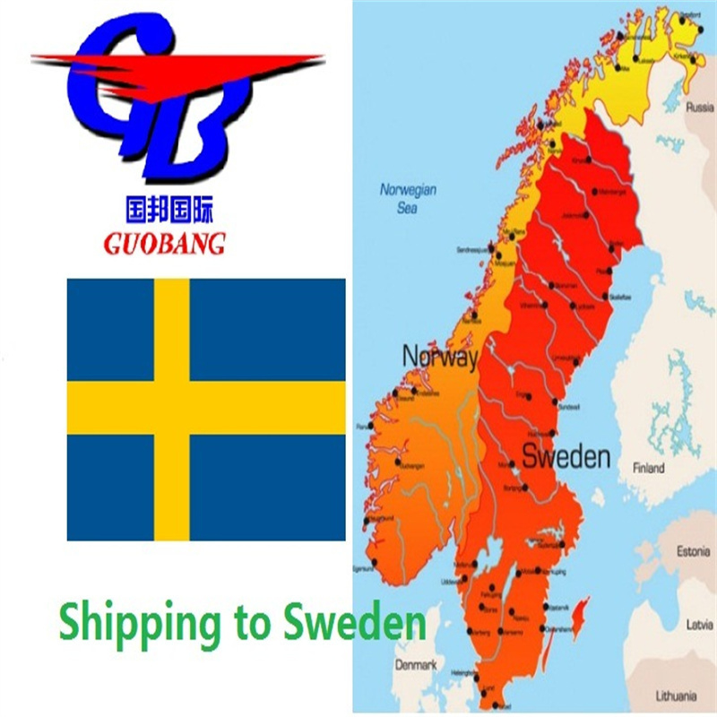 Meilleur service pour le fret maritime abordable Expédition de Helsingborg en Suède Temps de transit rapide Air 4 jours Mer 30-40 jours
